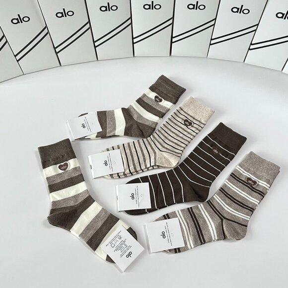 Alo Mid-Calf Socks - Picture 4 of 9